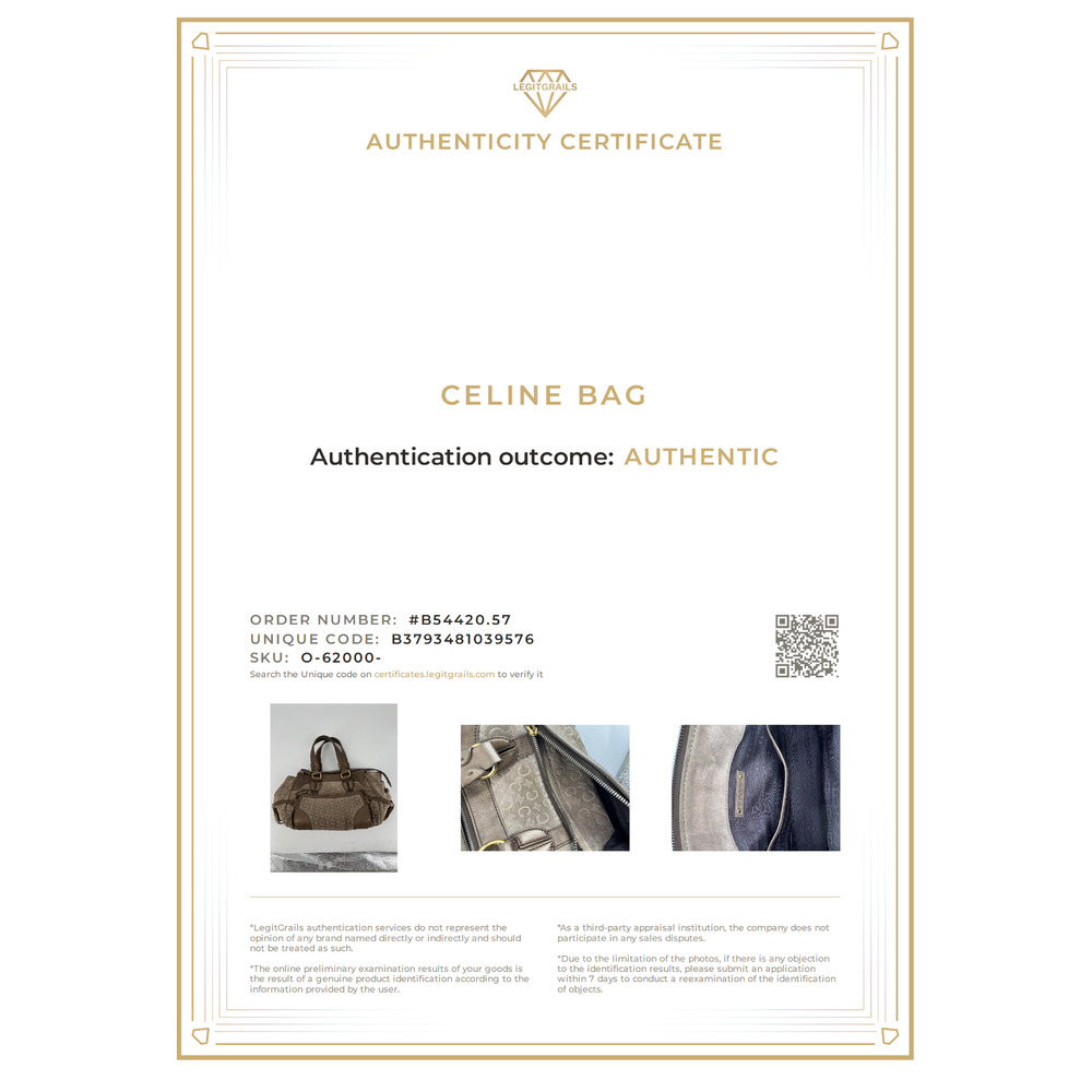 Celine Vintage Monogram Triomphe Top Handle Bag - Picture 5 of 16